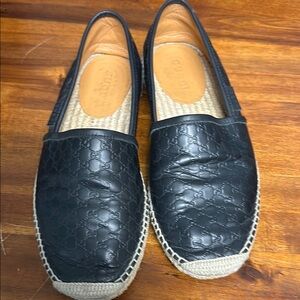 Gucci Leather Espadrilles